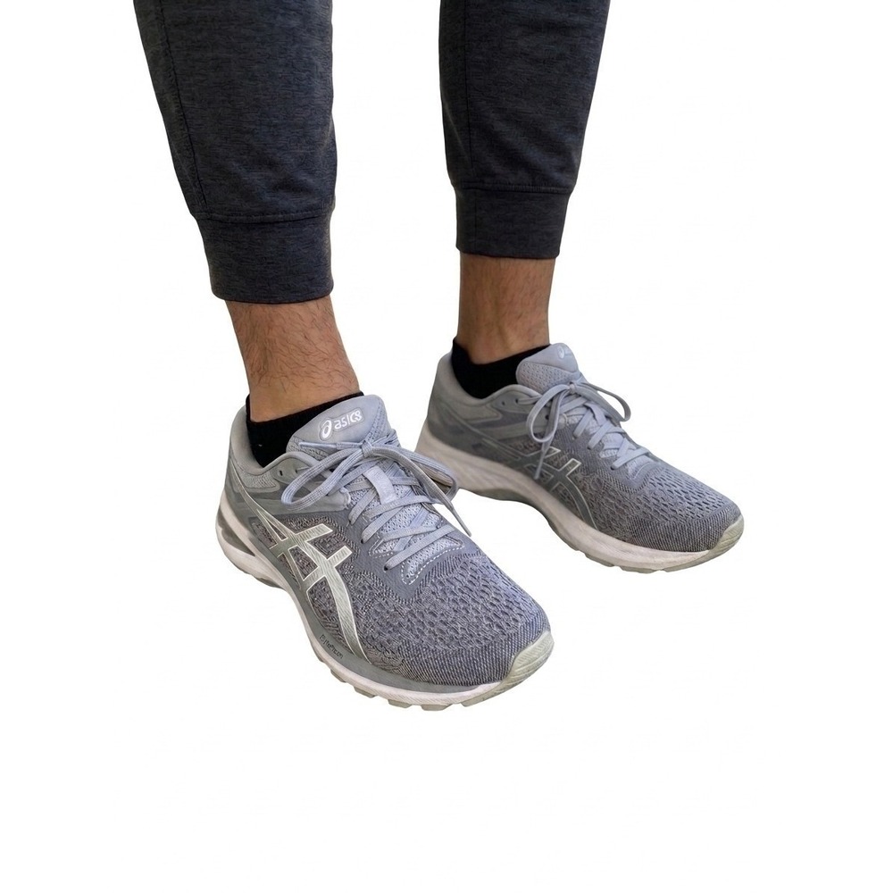 Asics Gel-Kayano 27 Mens Running Shoes Grey Silver 1012A878 Size 10